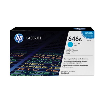 HP Cartuccia Toner originale ciano LaserJet 646A