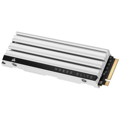 Corsair Force MP600 Elite NVMe SSD, PCIe 4.0 M.2 Type 2280, Heatsink, Ottimizzato PS5 - 1