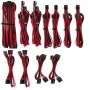 Corsair Premium Sleeved DC Cable Pro Kit, Type 4 (Generation 4) - Rosso/Nero