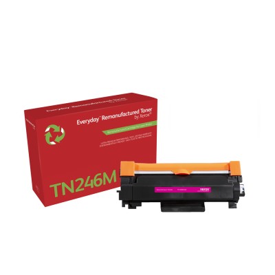 Everyday Rigenerato Toner Magenta di Xerox per Brother TN246M, Capacità standard