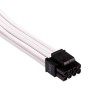 Corsair Premium Sleeved DC Cable Pro Kit, Type 4 (Generation 4) - Bianco