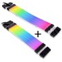 Cavo scheda madre Lian Li Strimer Plus V2 RGB + cavo VGA RGB triplo a 8 pin Strimer Plus V