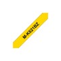 Brother M-K621B nastro per etichettatrice Nero su giallo