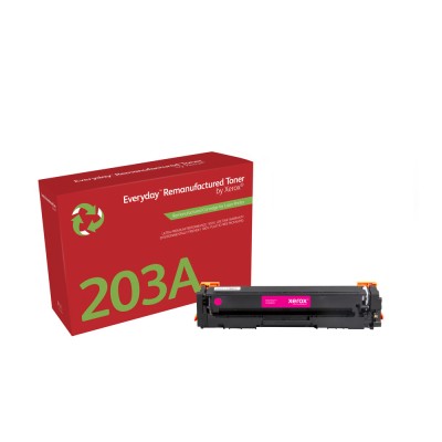 Everyday Rigenerato Toner Magenta di Xerox per HP 203A (CF543A), Capacità standard