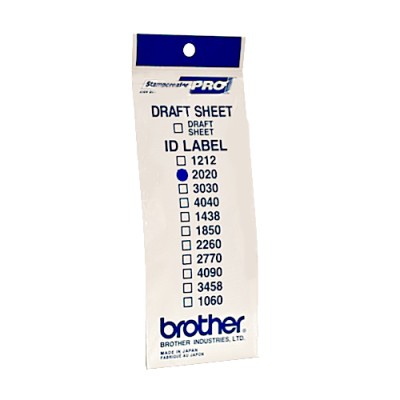 Brother ID2020 etichetta per stampante Bianco