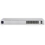 Ubiquiti UniFi 16-Port PoE Gestito L2/L3 Gigabit Ethernet (10/100/1000) Supporto Power over Ethernet (PoE) 1U Argento