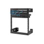 StarTech.com 12U 19" Rack di rete per montaggio a parete a 2 staffe - Rack a muro profondo 12"/30cm a telaio aperto. Rack per da