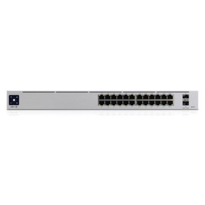 Ubiquiti UniFi Pro 24-Port PoE Gestito L2/L3 Gigabit Ethernet (10/100/1000) Supporto Power over Ethernet (PoE) 1U Argento