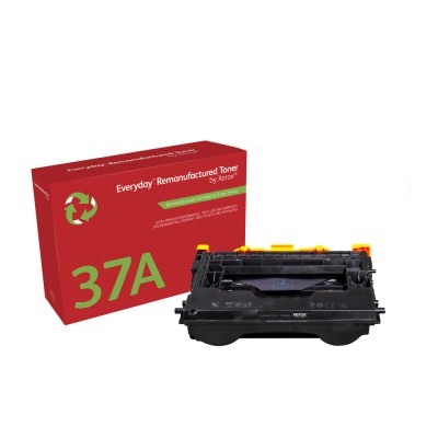 Everyday Rigenerato Toner Nero di Xerox per HP 37A (CF237A), Capacità standard