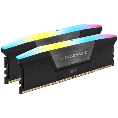 Corsair Vengeance RGB DDR5 2 96GB - DDR5 7000 CL40 - Intel XMP Memory - Nero