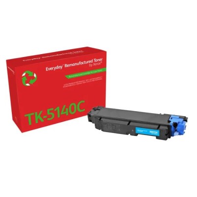 Everyday Remanufactured Toner Cyan replaces Kyocera TK-5140C