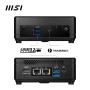 MSI Cubi 5 12M COMPACT PC I3-1215U BLK 0.66L sized PC Nero Intel SoC 4,4 GHz