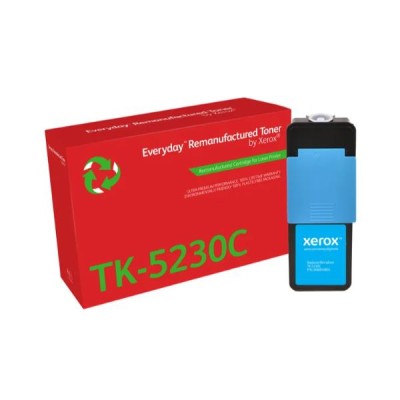 Everyday Remanufactured Toner Cyan replaces Kyocera TK-5230C