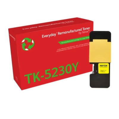 Everyday Remanufactured Toner Yellow replaces Kyocera TK-5230Y