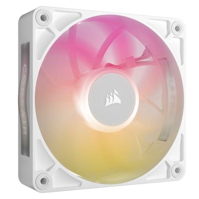 Corsair iCUE LINK RX120 MAX RGB, Ventola PWM - 120mm Thick Fan, Bianco