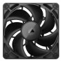 Corsair iCUE LINK RX120 MAX, Ventola PWM - 120mm Thick Fan, Triple Fan Kit - Nero