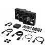 Corsair iCUE LINK RX120 MAX, Ventola PWM - 120mm Thick Fan, Triple Fan Kit - Nero