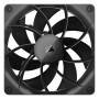 Corsair iCUE LINK RX140 MAX, Ventola PWM - 140mm Thick Fan, Dual Fan Kit - Nero