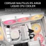 Corsair NAUTILUS 360 RS ARGB, AIO Liquid CPU Cooler - 360 mm, Bianco