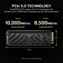 Corsair Force MP700 Elite NVMe SSD con Dissipatore, PCIe 5.0 M.2 Type 2280 - 2 TB