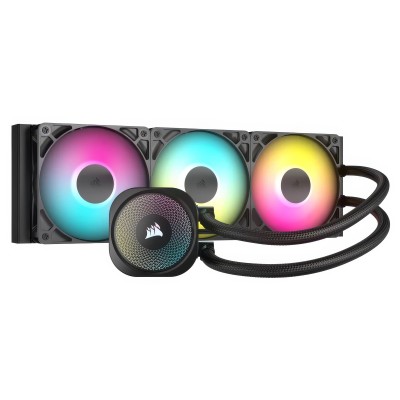 Corsair NAUTILUS 360 RS ARGB, AIO Liquid CPU Cooler - 360 mm, Nero