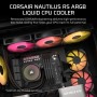 Corsair NAUTILUS 360 RS ARGB, AIO Liquid CPU Cooler - 360 mm, Nero