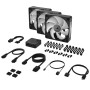 Corsair iCUE LINK RX120 MAX RGB, Ventola PWM - 120mm Thick Fan, Triple Fan Kit -Nero