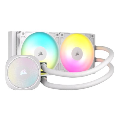 Corsair NAUTILUS 240 RS ARGB, AIO Liquid CPU Cooler - 240 mm, Bianco