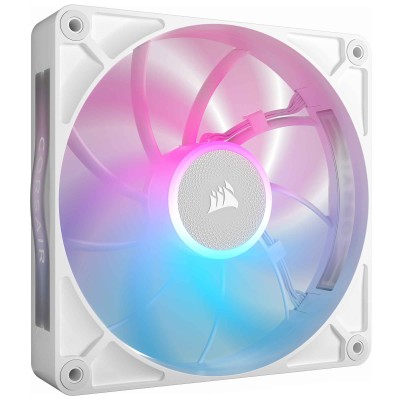 Corsair iCUE LINK RX140 MAX RGB, Ventola PWM - 140mm Thick Fan, Bianco