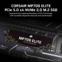 Corsair Force MP700 Elite NVMe SSD, PCIe 5.0 M.2 Type 2280 - 2 TB