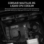 Corsair NAUTILUS 360 RS, AIO Liquid CPU Cooler - 360 mm, Nero