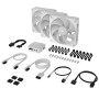 Corsair iCUE LINK RX120 MAX RGB, Ventola PWM - 120mm Thick Fan, Triple Fan Kit - Bianco