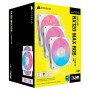 Corsair iCUE LINK RX120 MAX RGB, Ventola PWM - 120mm Thick Fan, Triple Fan Kit - Bianco