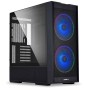 Lian Li LANCOOL 206 Mid-Tower, Vetro Temperato - Nero