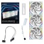 Lian Li UNI FAN SL Wireless ARGB PWM Reverse 120 mm Triple Fan Kit - Bianco