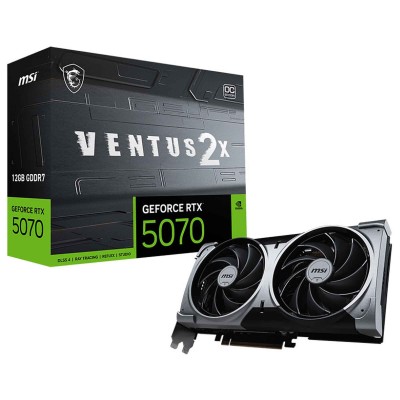 MSI GeForce RTX 5070 12G VENTUS 2X OC, 12288 MB GDDR7, DLSS 4