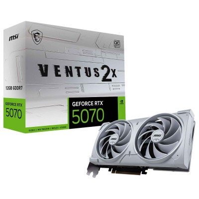 MSI GeForce RTX 5070 12G VENTUS OC White, 12288 MB GDDR7, DLSS 4