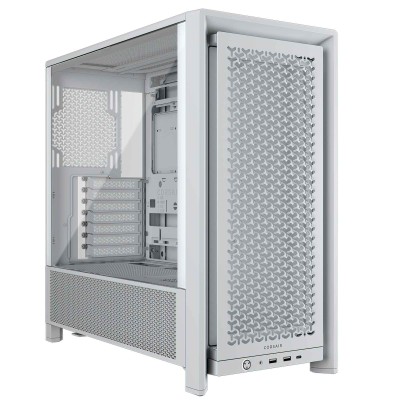 Corsair FRAME 4000D Tempered Glass, Mid-Tower - Bianco